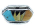 Southwest Multicolor Jewelry Sterling Silver Ring Size 8-1/2 YS72368